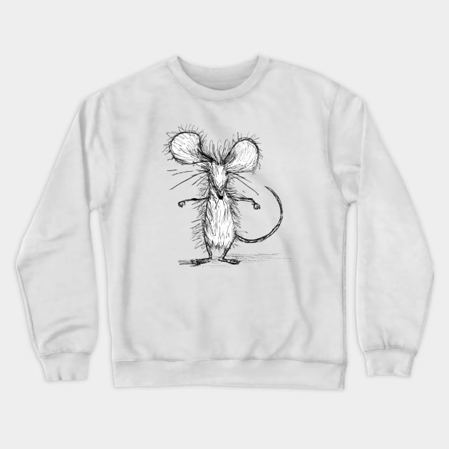 Cute mouse Crewneck Sweatshirt by Salogwyn